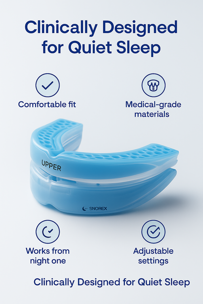 SnoreXlabs Anti-Snoring Mouthpiece – Adjustable Boil-&-Bite