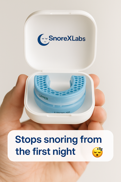 SnoreXlabs Anti-Snoring Mouthpiece – Adjustable Boil-&-Bite
