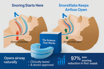 SnoreXlabs Anti-Snoring Mouthpiece – Adjustable Boil-&-Bite