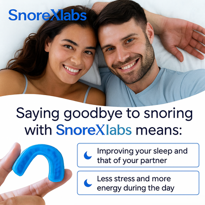 SnoreXlabs Anti-Snoring Mouthpiece – Adjustable Boil-&-Bite